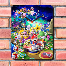 Mario Design B Wall Clock New boxed Gift Gaming Xbox Playstation Nintendo