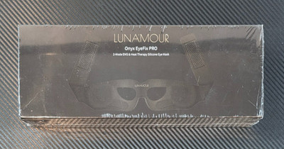 Luna'mour Onyx Eyefix Pro 2 Mode 9 Intensity Levels EMS & Heat Therapy Eye Mask