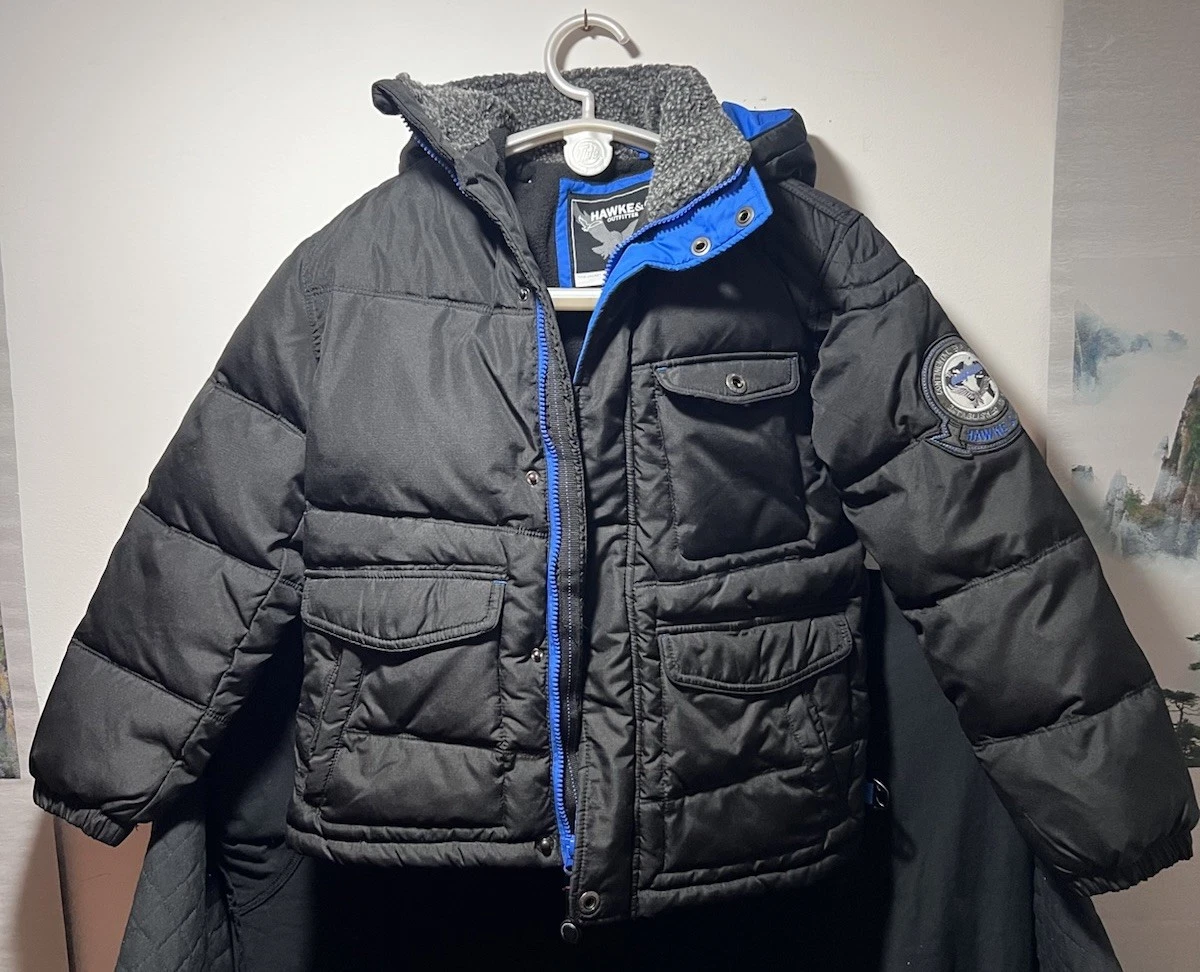 Hawke Co. Outfitter Boys Weather Resistant Jacket S:10/12Continental Exploration