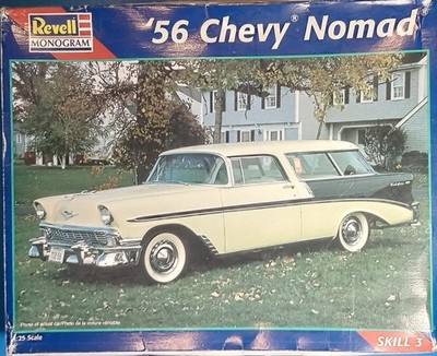 56 CHEVY NOMAD PHOTO ETCH GRILL and HEADLIGHTS - REVELL MODEL CAR KIT PARTS LOT