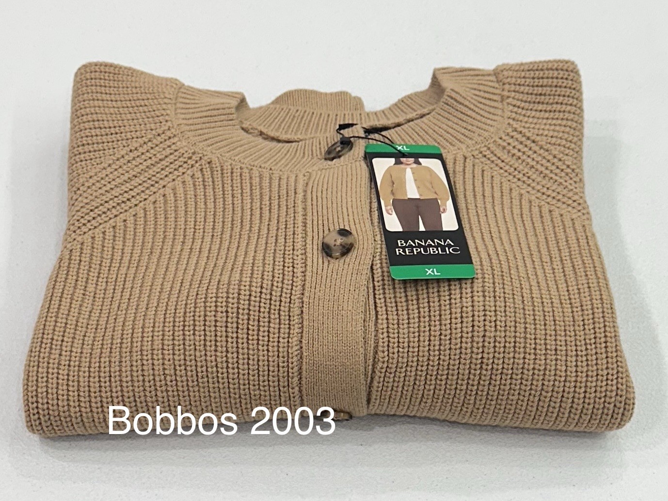 Banana Republic Women's Button Front Cardigan, Tan, Size XL