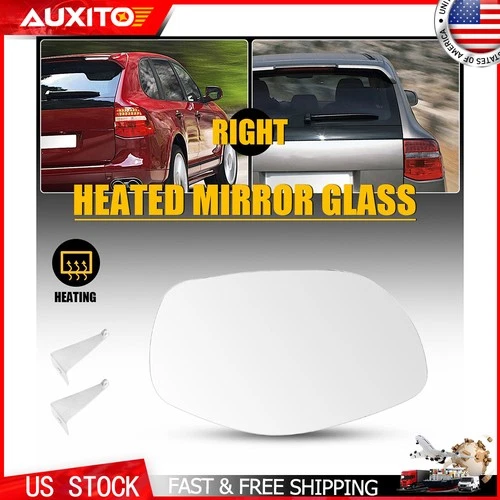Right Outside Heated Mirror Glass Fit Porsche Cayenne 2008-2010 95573103804