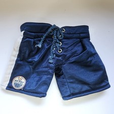 Build A Bear Edmonton Oilers NHL Hockey Uniform Shorts Bottoms Blue