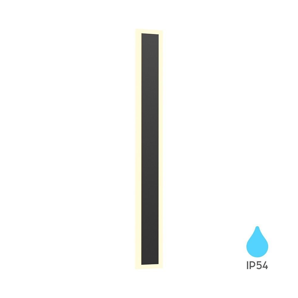 Applique extérieure LED 18W étanche IP54 luminaire de façade noir 3000K