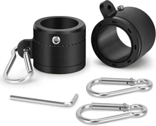 Yeesun 2 Pack Flag Pole Rings,360° Rotating Anti Wrap Flag Mounting Ring,Spin...