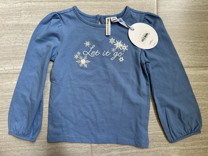 Janie and Jack Disney Frozen Long Sleeve Top Girls Size 4