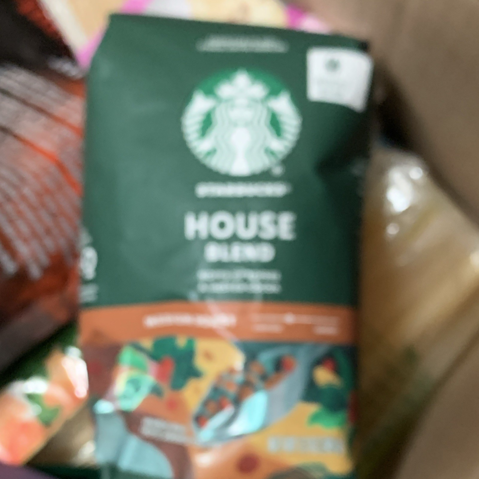 Starbucks House Blend Ground Coffee Pantry Coffee 100% Arabica Medium Roast