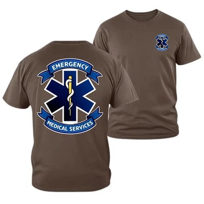 Emergency Medical Services Graphic T-Shirt I love Job,Workers-100%cotton!