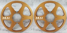 One Pair 10.5'' Gold Akai Tape Reel High Quality Aluminum Take Up Reel