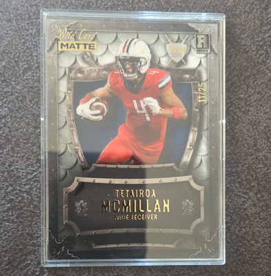 Wild Card Weekend Warrior Tetairoa McMillan #WW-TM Matte Rookie 11/25 2025