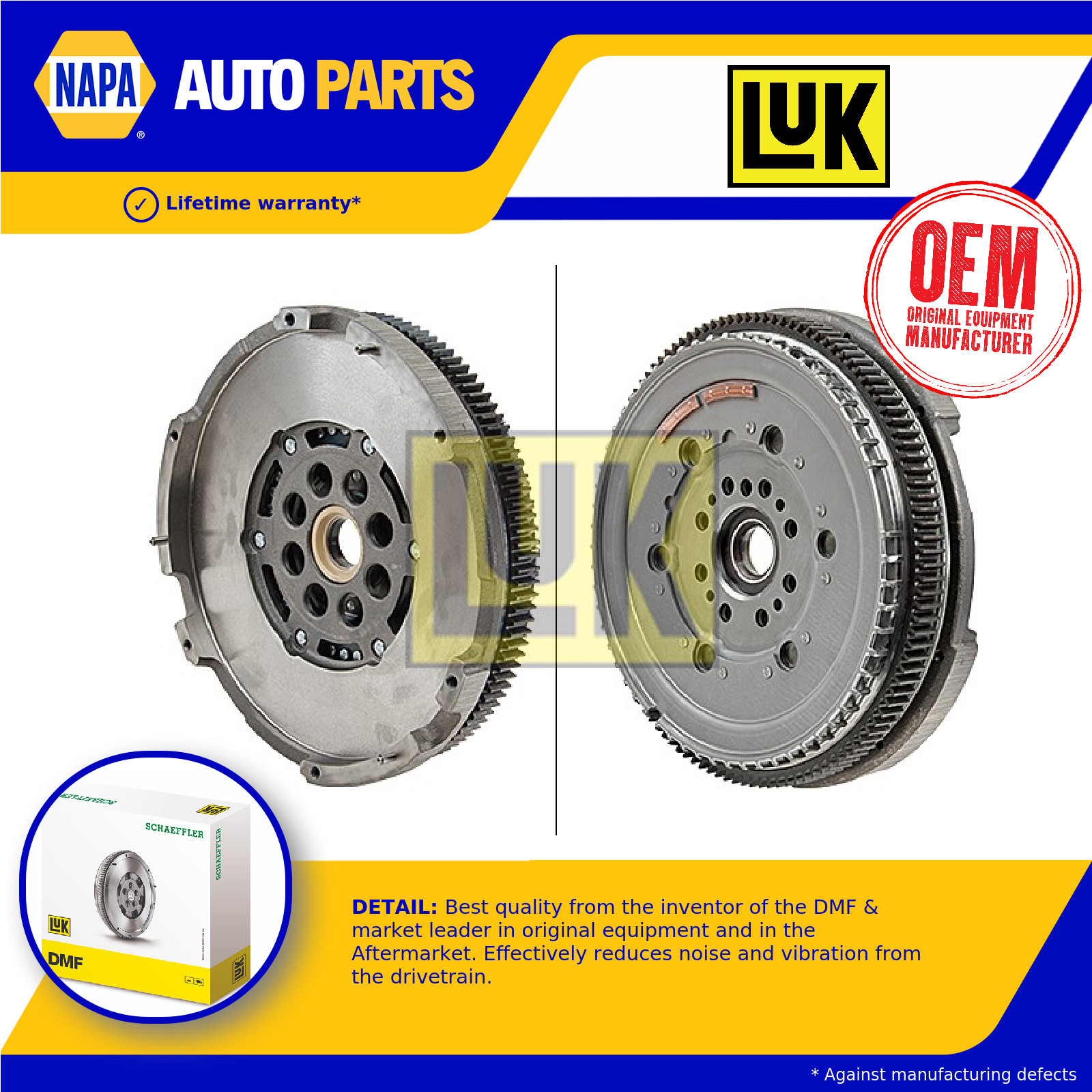Dual Mass Flywheel DMF 415062810 LuK 1731748 1734637 1857694 1932320 2239490 New