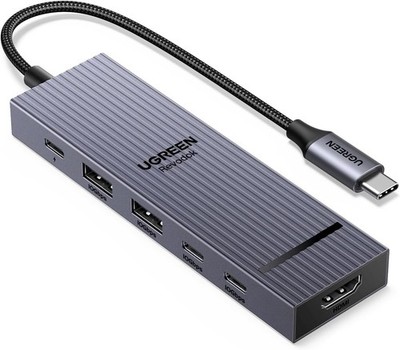 UGREEN Revodok Pro 106 USB C Hub HDMI 4K 60Hz USB 3.2 10Gbps PD100W Adapter