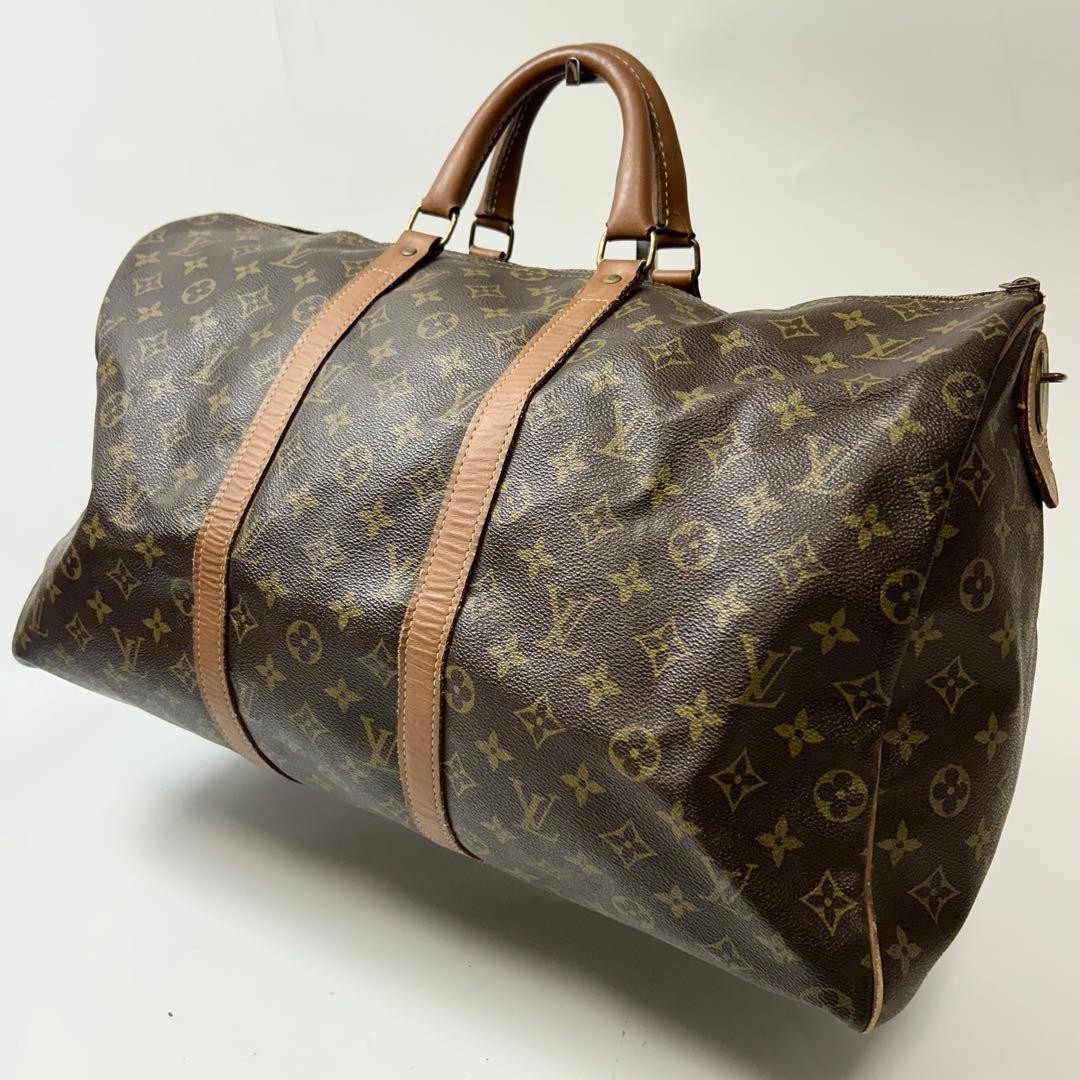 Louis Vuitton Monogram Keepall 50 Boston Bag USA Authentic