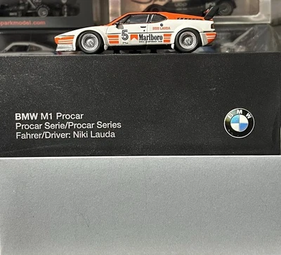 MINICHAMPS 1/43 80420309421 BMW M1 #5 Procar Series Hockenheim 1979 Niki Lauda - Photo 1/4