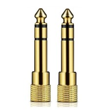 6.3mm 1/4" Male plug to 3.5mm 1/8" Female Jack Stereo Headphone Audio Adapter