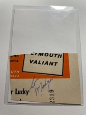 Connie Mad Dog Madigan Hockey Slap Shot NHL St. Louis Blues Autograph Signature