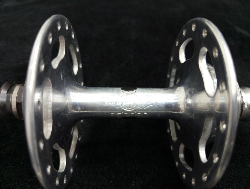 Campagnolo RECORD 1034 Front & 1035 Rear 36h Hubset 100 - 126mm, British - Photo 3/4