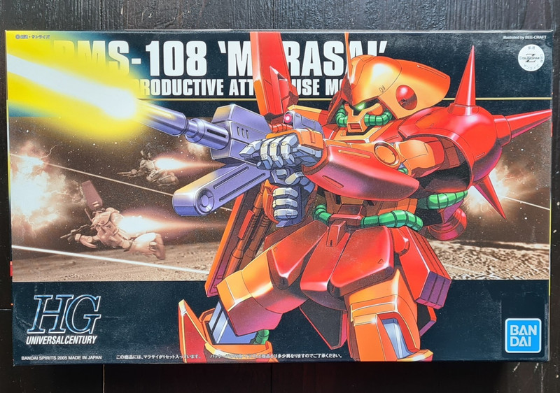 Bandai HGUC 1:144 RMS-108 Marasai Gundam Zaku Model Kit Gunpla UK