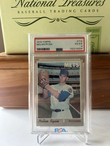 1970 Topps #712 High # Nolan Ryan HOF Graded PSA 4 VG-EX