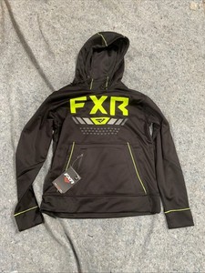 FXR Podium Tech Pullover Hoody Black/Hi-Viz | Large