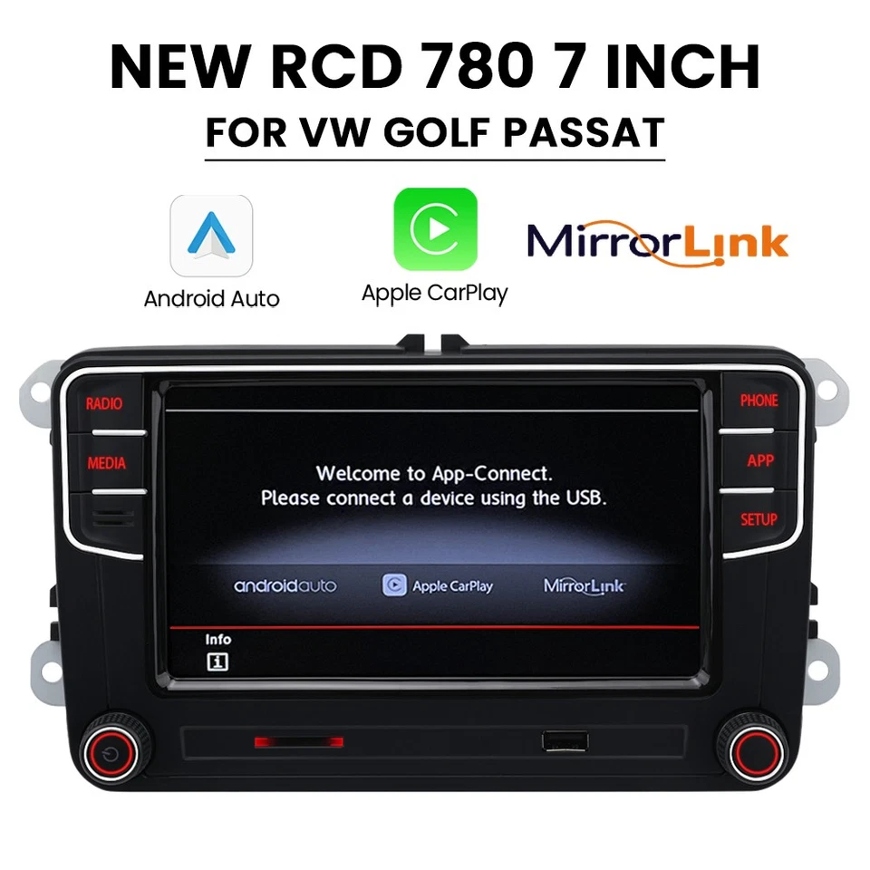 Für VW GOLF MK7 PASSAT 7INCH RCD780 PRO ANDROID AUTO CARPLAY RADIO RCD330 RCD360 - Bild 2 von 4