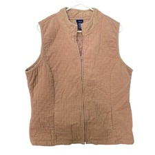 Basic Editions XL Tan Beige Quilted Corduroy ...