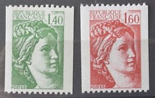 FRANCE 2157/2158  SABINE ROULETTE NEUF**
