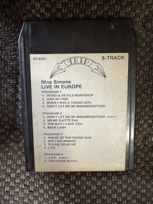 Nina Simone - Live In Europe - Trip Recordings - 8-Track