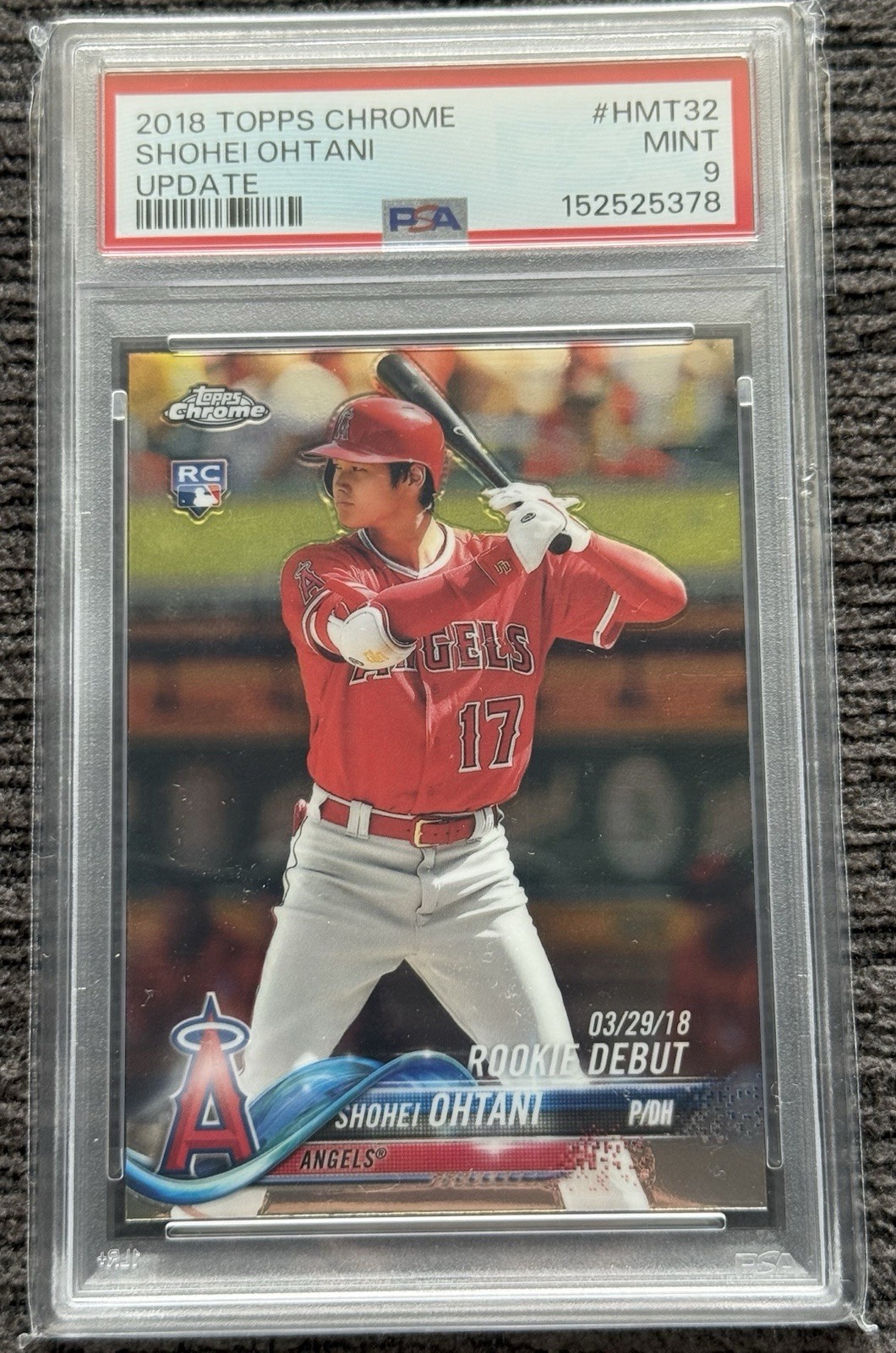 2018 Topps Chrome Update - Rookie Debut Shohei Ohtani #HMT32 (RC)
