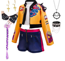 Girls Rumi Kpop Cosplay Costume Set Idol Outf...