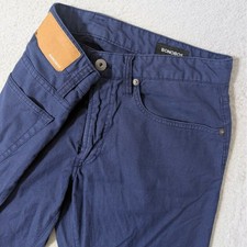 Bonobos Slim Fit Navy Blue Stretch Chino Pants 32x30 5 pocket pant 26619-BNV85