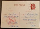 Jersey 10/08/42 1.20 Feldpost Petain postcard to France by French O.T. Worker