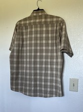 Wrangler Men s Short Sleeve Shirt Button Down Plaid Sz XL