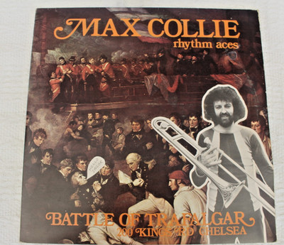 VG+ MAX COLLIE- (SIGNED) BATTLE OF TRAFALGAR - REALITY R106  1973 STEREO DBL LP