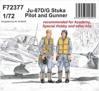 Junkers Ju-87D/G Stuka Pilot And Gunner / 1:72 - Cmk F72377