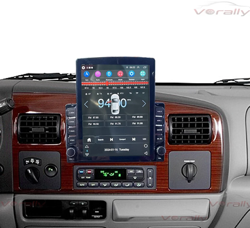 PARA FORD F250 F350 2005-2007 APPLE CARPLAY ANDROID 13 COCHE ESTÉREO RADIO GPS NAVEGACIÓN Foto 4 de 4