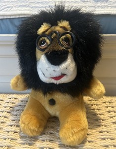 Vintage Collectible Hubert The Harris Bank Lion Stuffed Animal Piggy Coin Bank