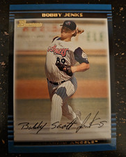 Bowman 2002 Bobby Jenks Anaheim Angels #400 Rookie Baseball Trading Card (33). rookie card picture
