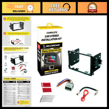 Double Din Radio Installation Dash Kit For 2000-2012 Gm Vehicles - Complete Ster Double Din Radio Installation Dash Kit For 2000-2012 Gm Vehicles - Complete Ster