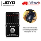 JOYO Pédale Égaliseur 6 Bandes (100Hz, 200Hz, 400Hz, 800Hz, 1.6kHz, 3.2kHz)±18dB