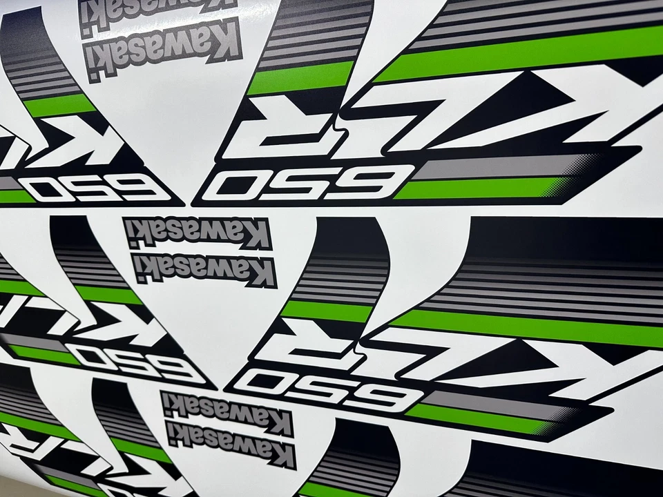 KAWASAKI KLR 650 2015/16 CALCOMANÍAS DISEÑO CAMUFLAJE/PEGATINAS Foto 3 de 3