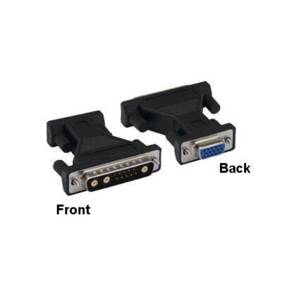 [10X] DB13W3 Male to HD15 Female Adapter Molded Shielded for Sun System to VGA