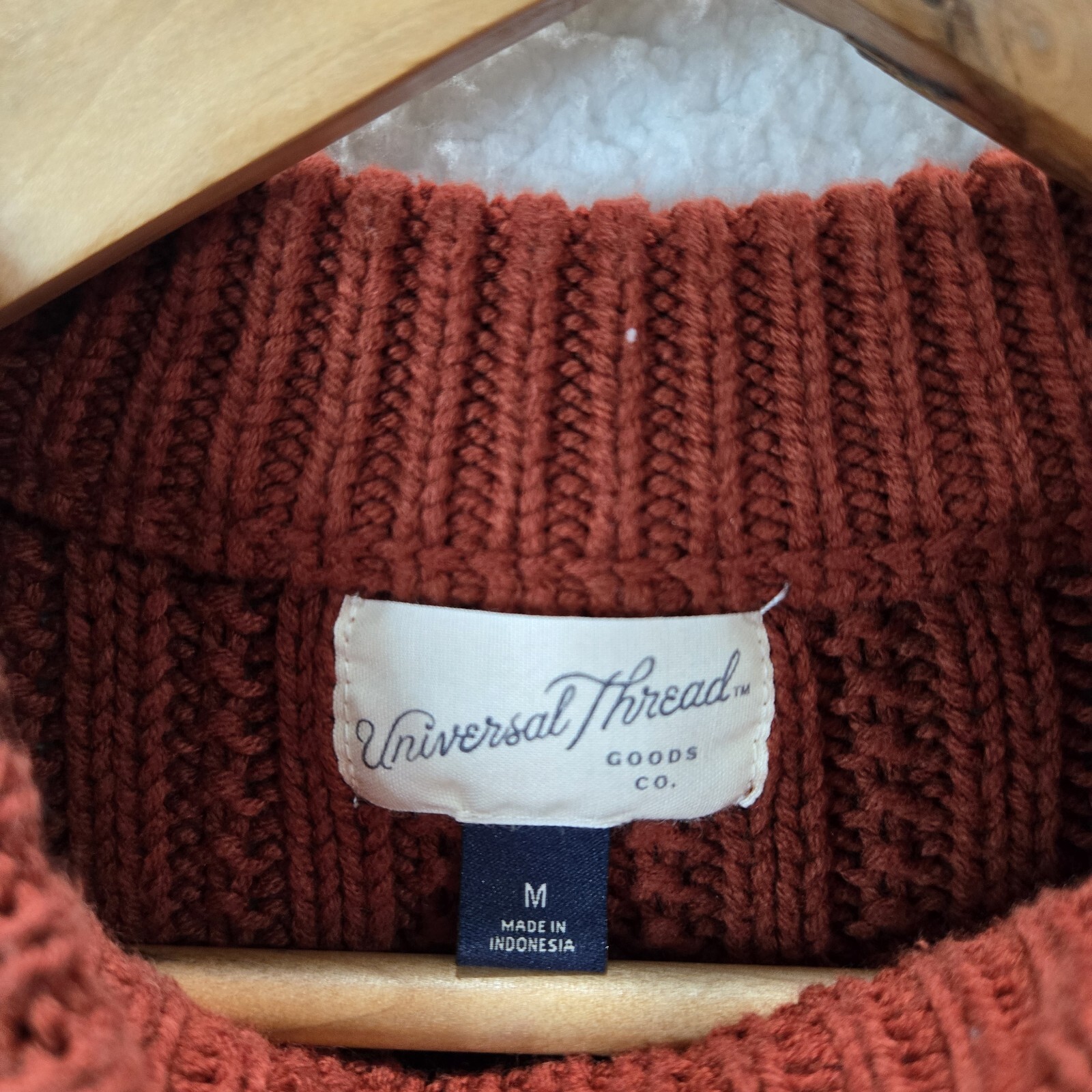 Universal Thread Womens Medium Burnt Orange Chunk… - image 3