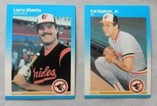 1987 Fleer Baltimore Orioles Baseball Card Pick one