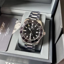 Tag Heuer Aquaracer 43mm Men's Watch Quartz WAY101A.BA0746 BLACK IN BOX CLASSIC