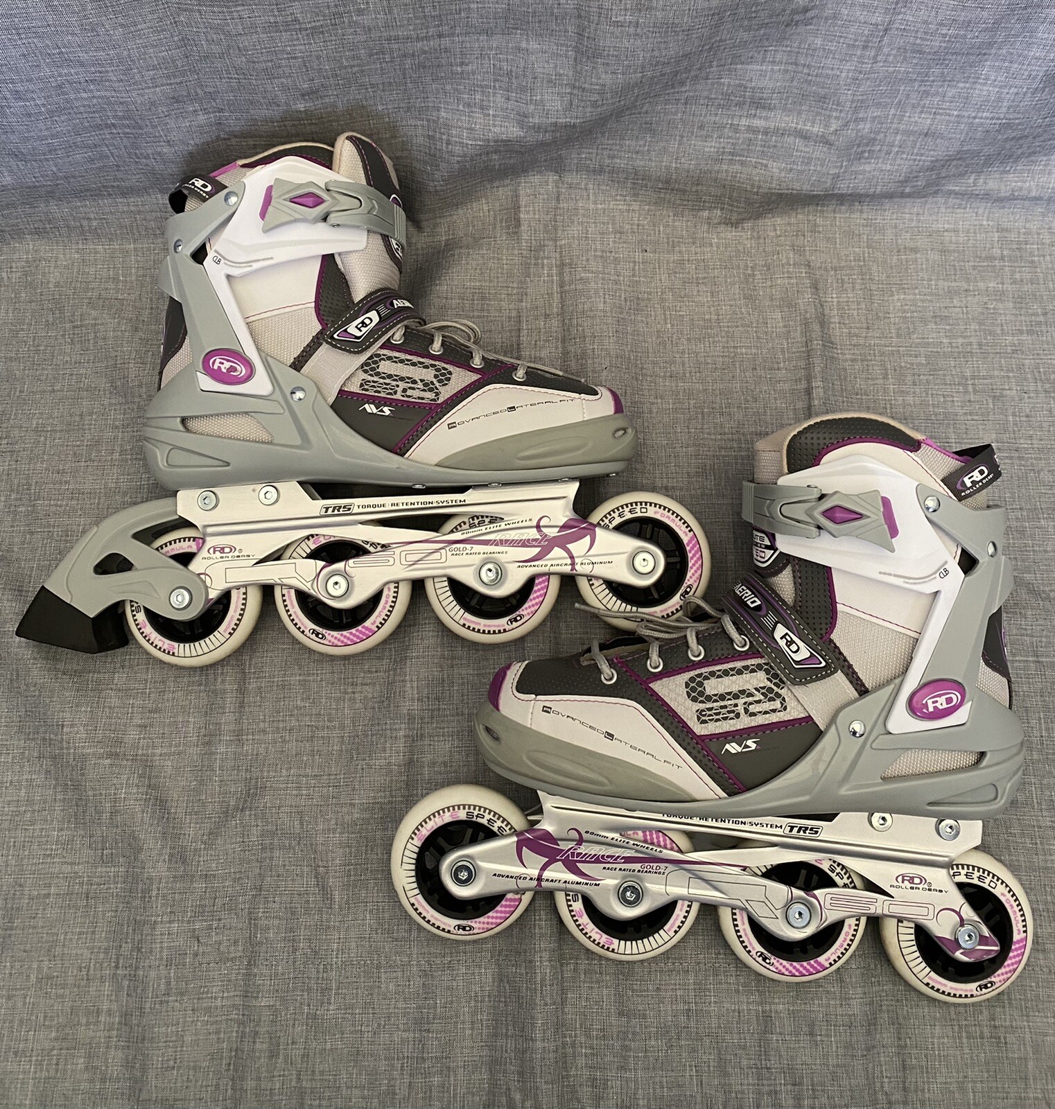 ROLLER DERBY RD Aerio Elite Series Q60 Inline Skates Roller Blades