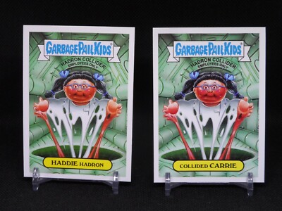 Hadron Collider Spoof Garbage Pail Kids 2 Card Set