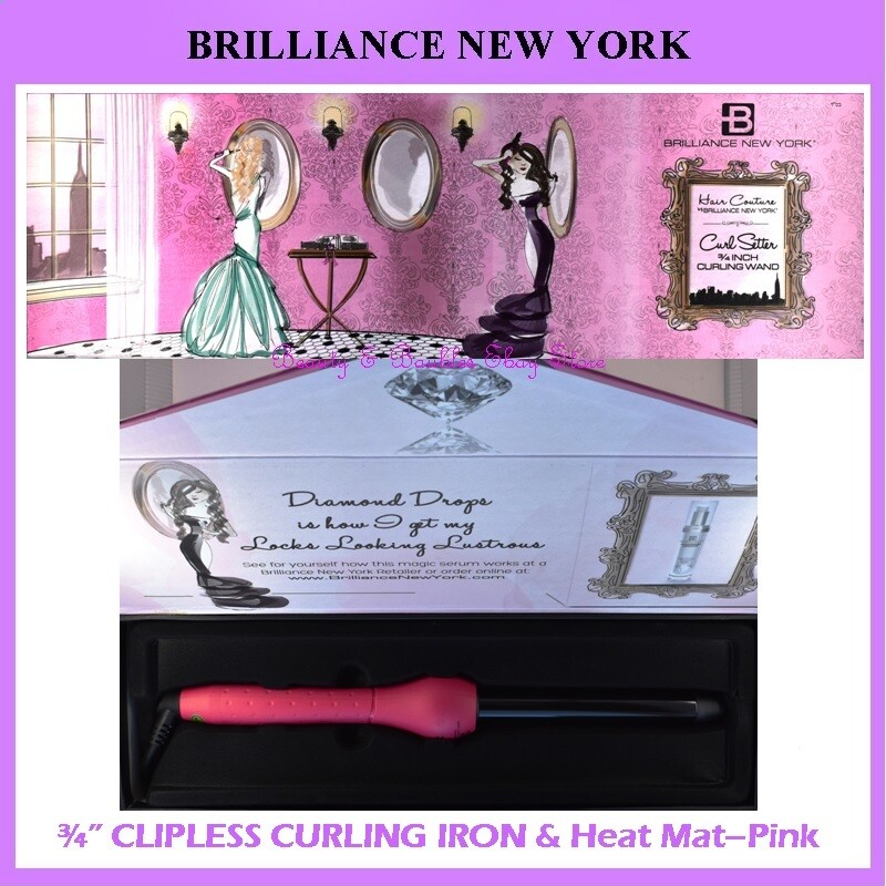 Brilliance New York Curling Wand Curling Irons Set Ceramic Ionic, All Curl Sizes 4 in 1 – 4  main image 4