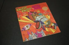 1968 Whitman Chitty Chitty Bang Bang Coloring Sticker Book Vintage Rare Used