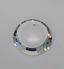 Swarovski Crystal Clear CAL 27mm Disc 6210 Pendant/ Suncatcher; Vintage; RARE
